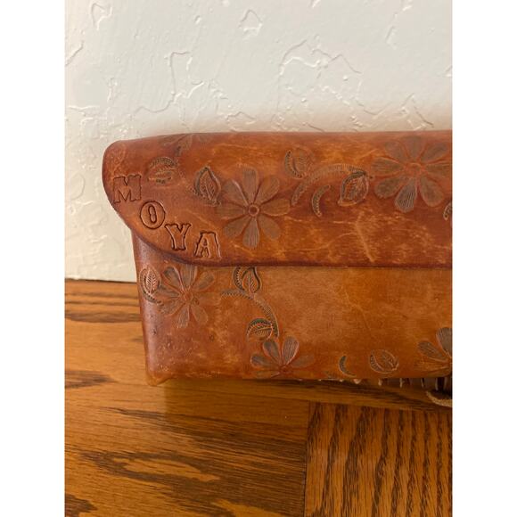 Murillo Tooled Leather handmade clutch - Picture 2 of 7